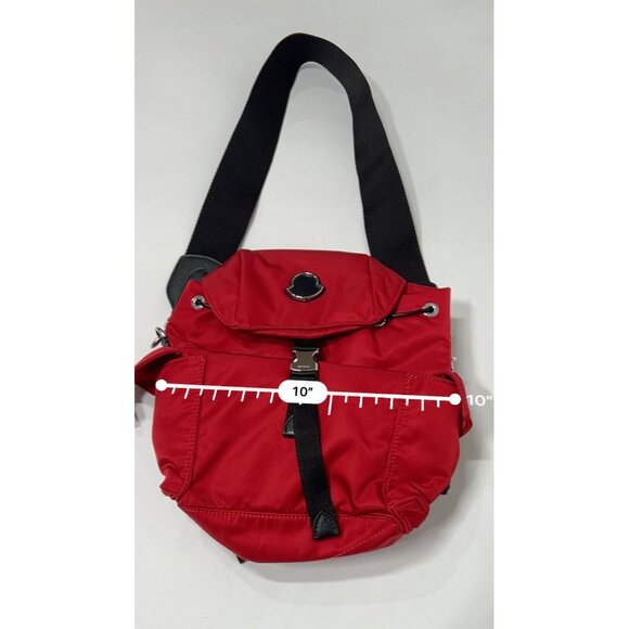 Moncler Dauphine Nylon Backpack in Dark Red - Picture 5 of 9